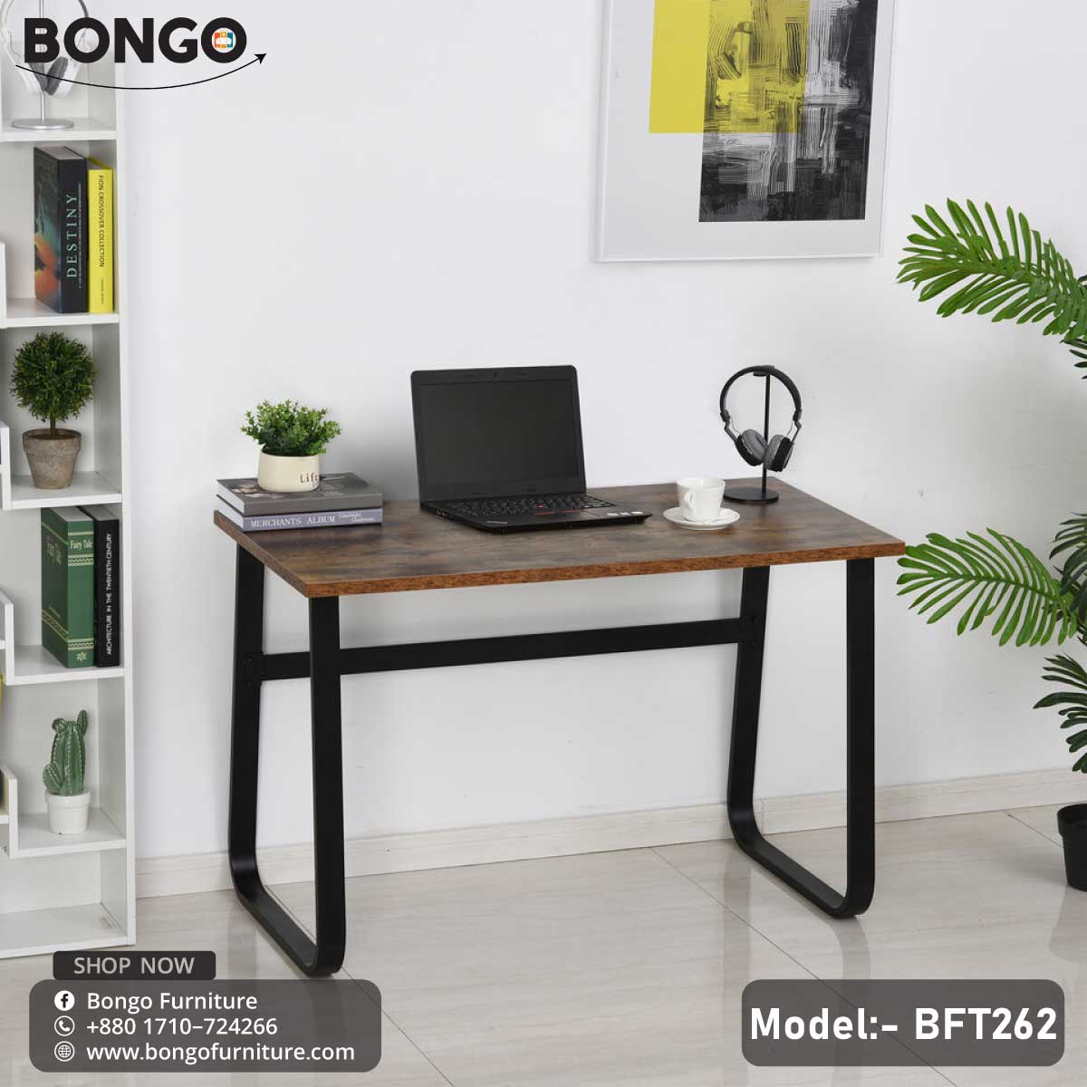 Multi Mania Study & Computer Table - BFT262.