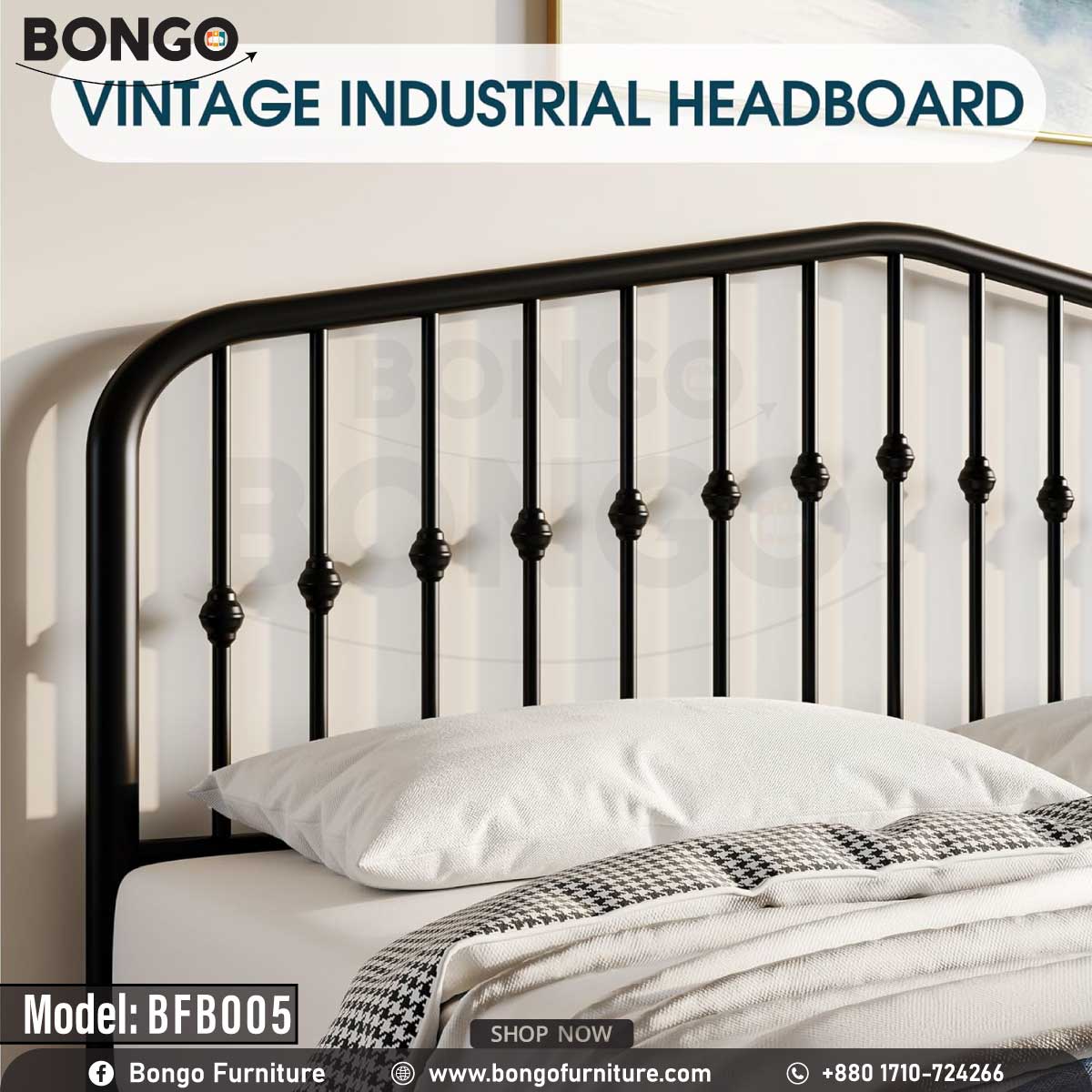 Mirage Metal Bed - BFB004.