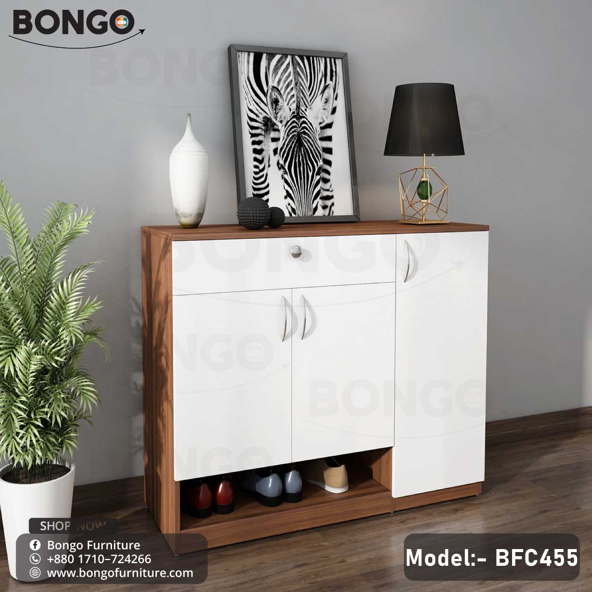 Strut Shoe Rack - BFC455.