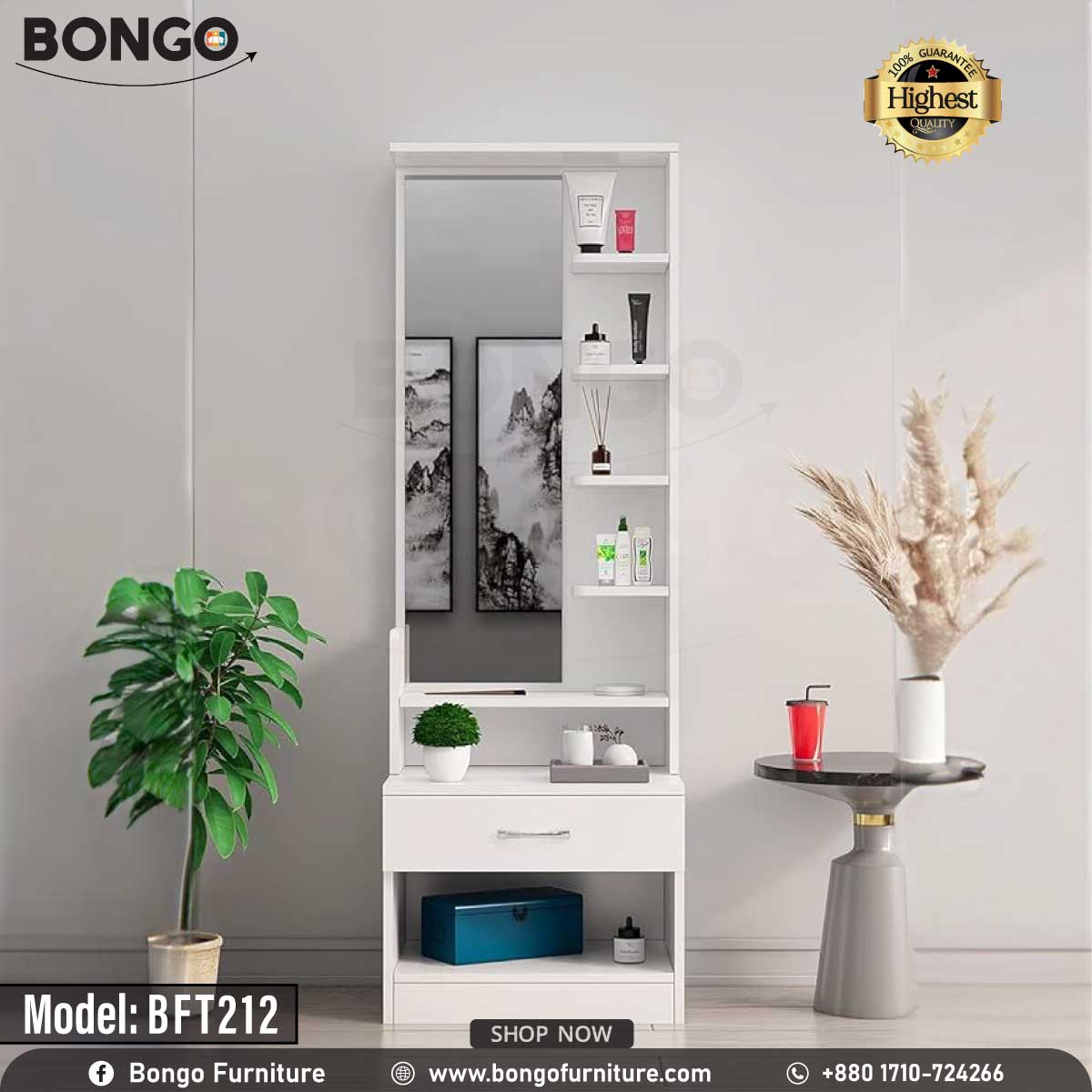 Dazzling Dressing Table - BFT212.