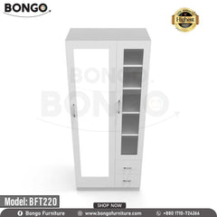 A white dressing table with a mirror, drawers, and hydraulics hinges, placed in a room with a potted plant and a framed picture on the wall. A white dressing table with a mirror, drawers, and hydraulics hinges, placed in a room with a potted plant and a framed picture on the wall.