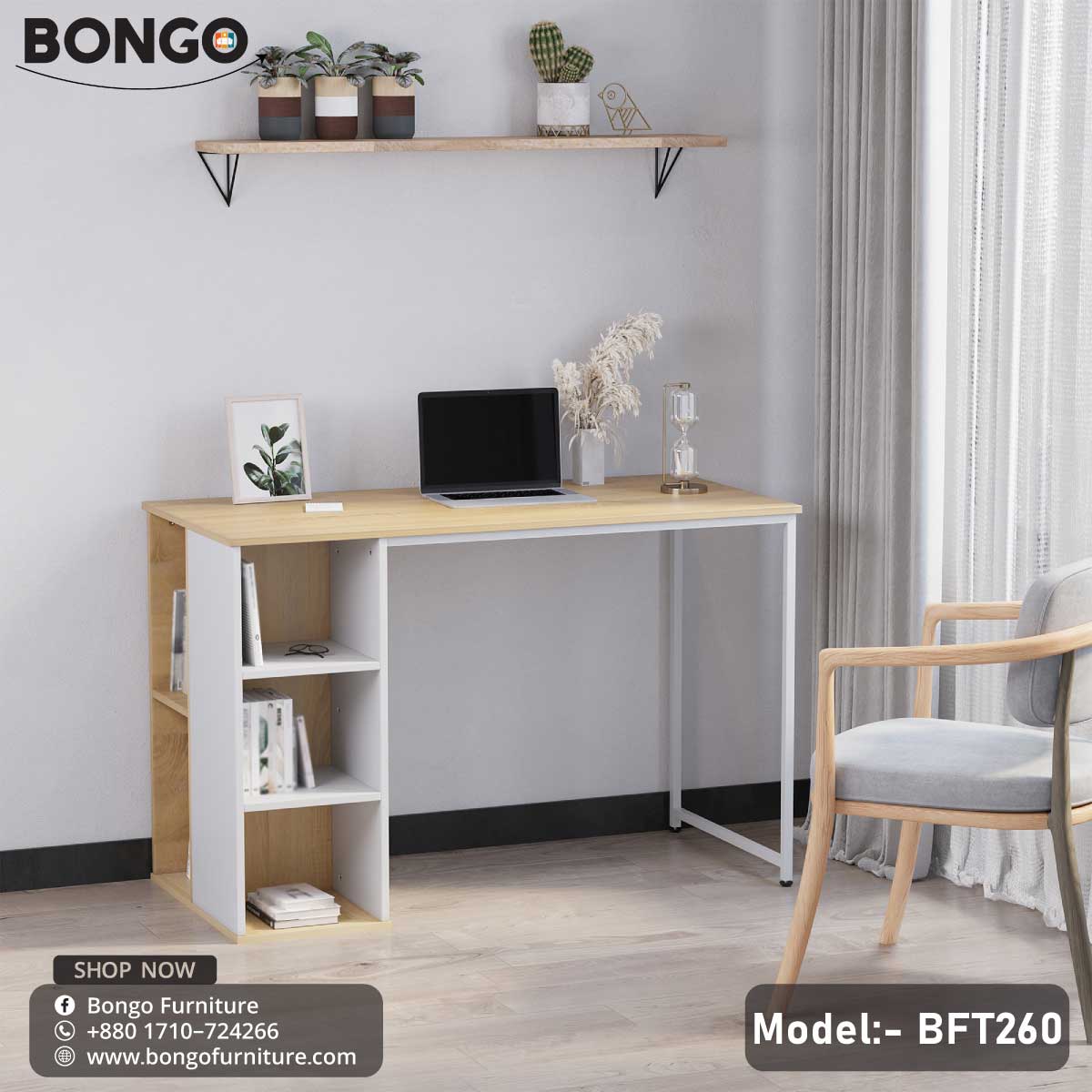 Paragon Study Table & Home office Desk - BFT260.