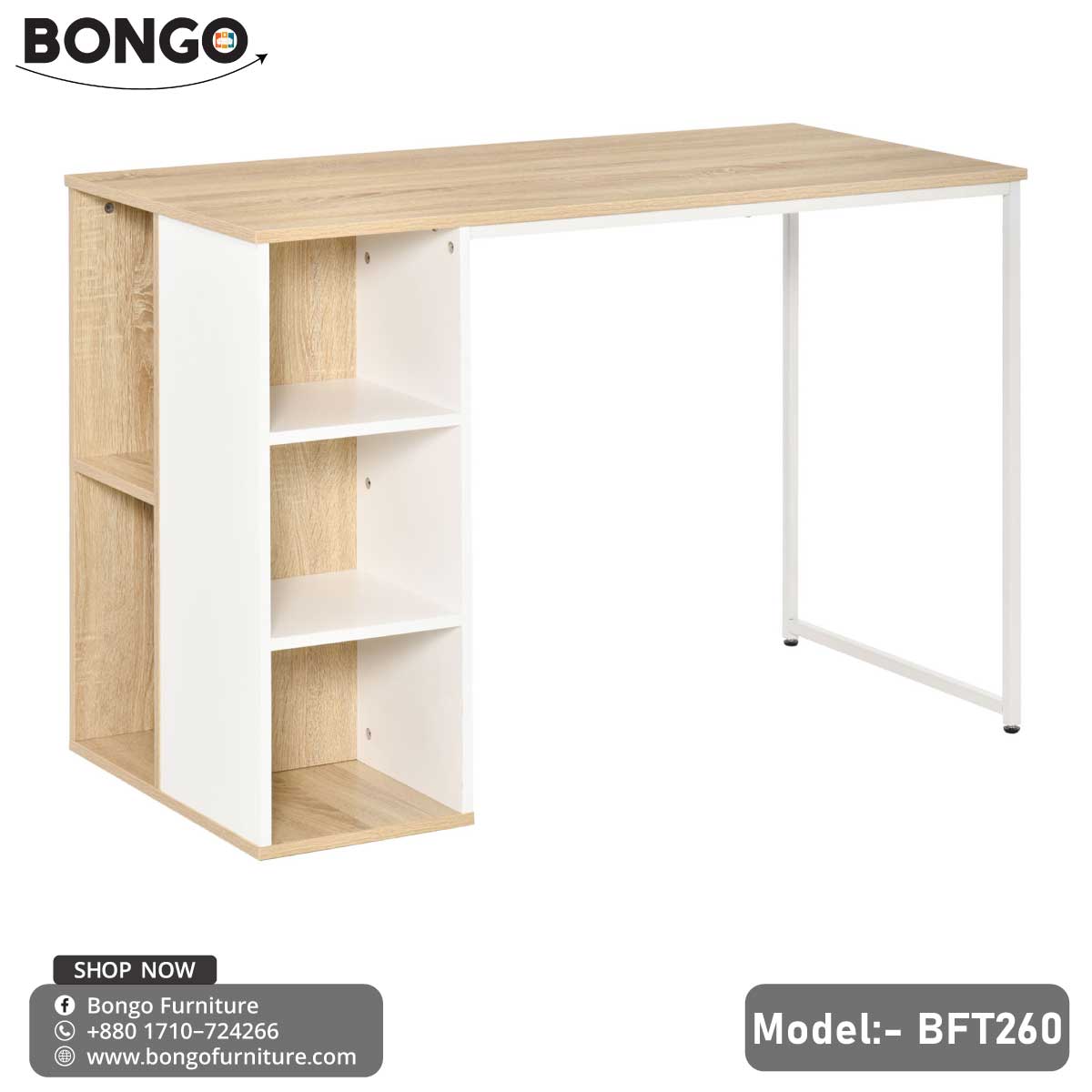 Paragon Study Table & Home office Desk - BFT260.