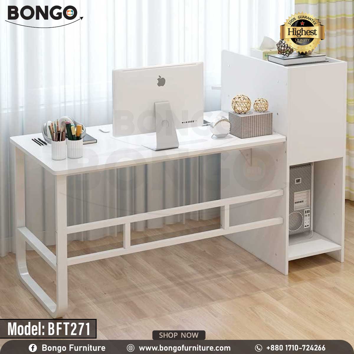 Throne Computer Table - BFT271.