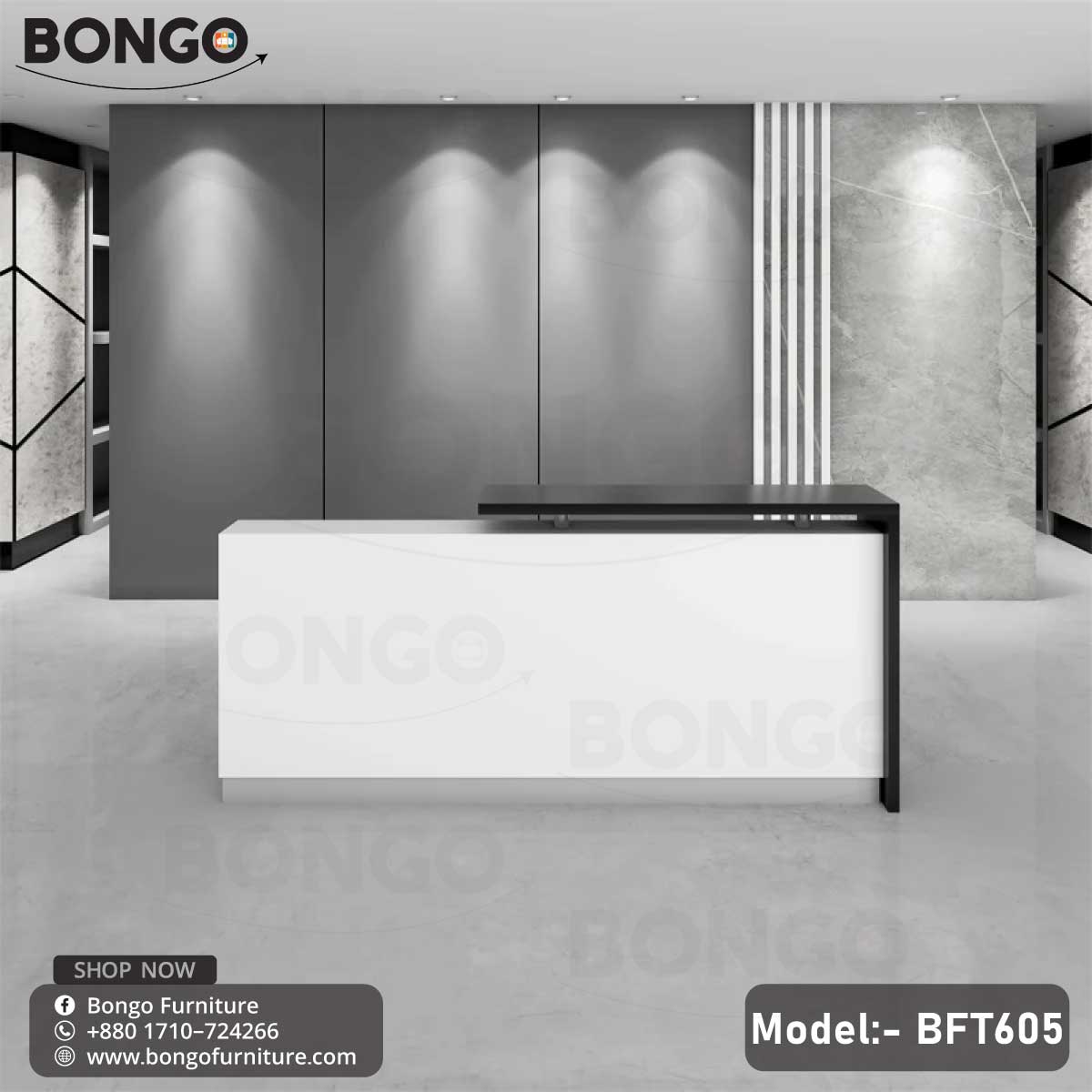 Strive Reception Desk - BFT605.