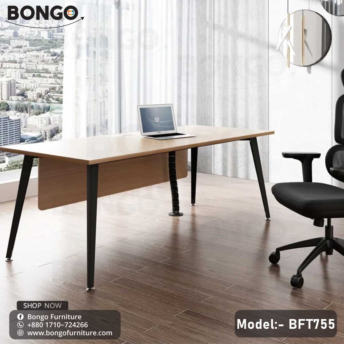 Recess Executive Desk - BFT755.
