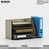 Bongo Ethan file organizer with binders on a white background