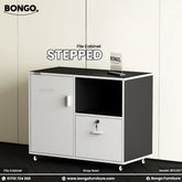 Stepped Mobile File Cabinet - BFC357