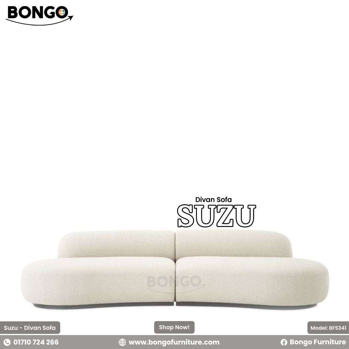 Suzu - Divan Sofa | BFS341.