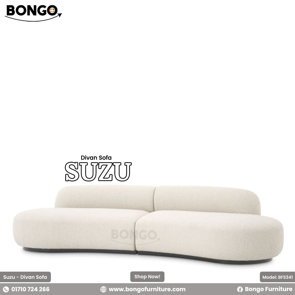 Suzu - Divan Sofa | BFS341.