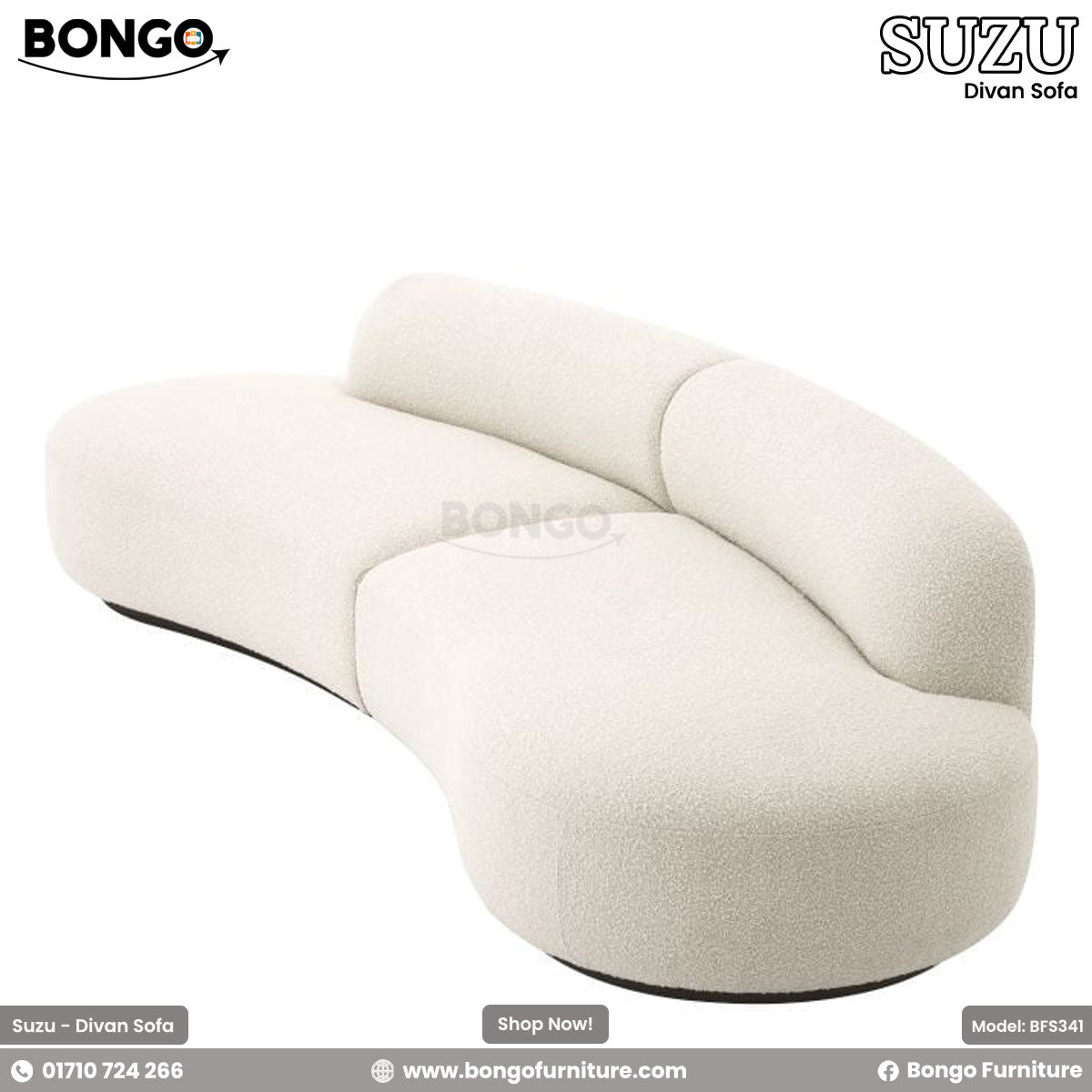 Suzu - Divan Sofa | BFS341.