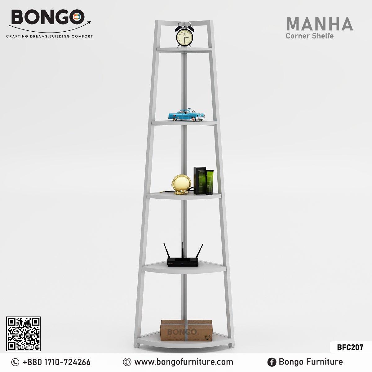Manha - Corner Shelf | BFC207