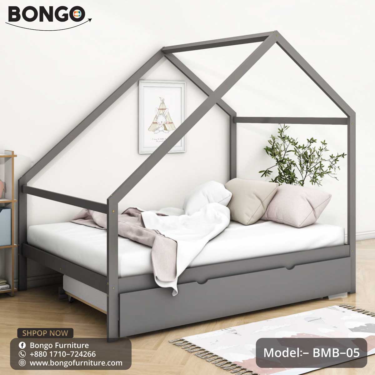 Silver Serenity - BMB-05 Metal Bed