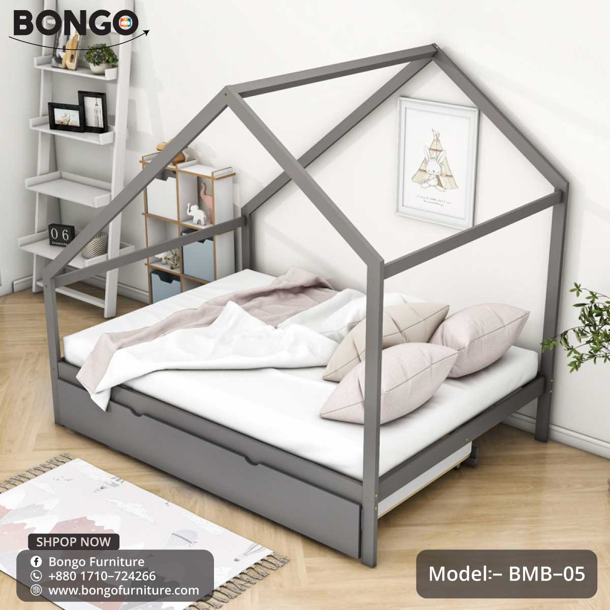 Silver Serenity - BMB-05 Metal Bed