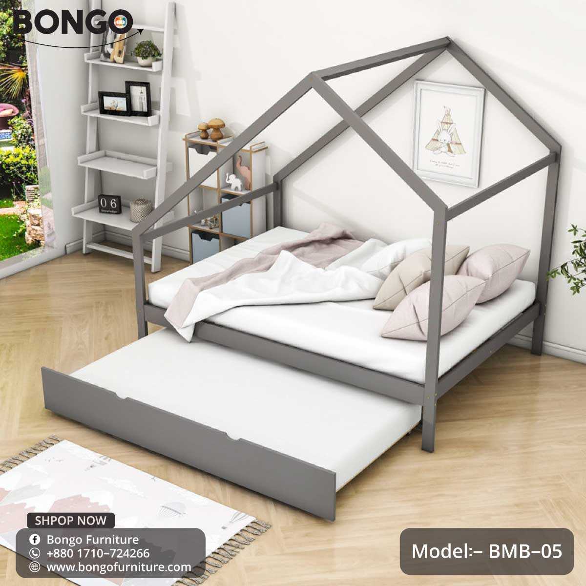 Silver Serenity - BMB-05 Metal Bed