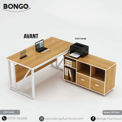 Avant CEO Desk - BFT812 | Bongo Furniture