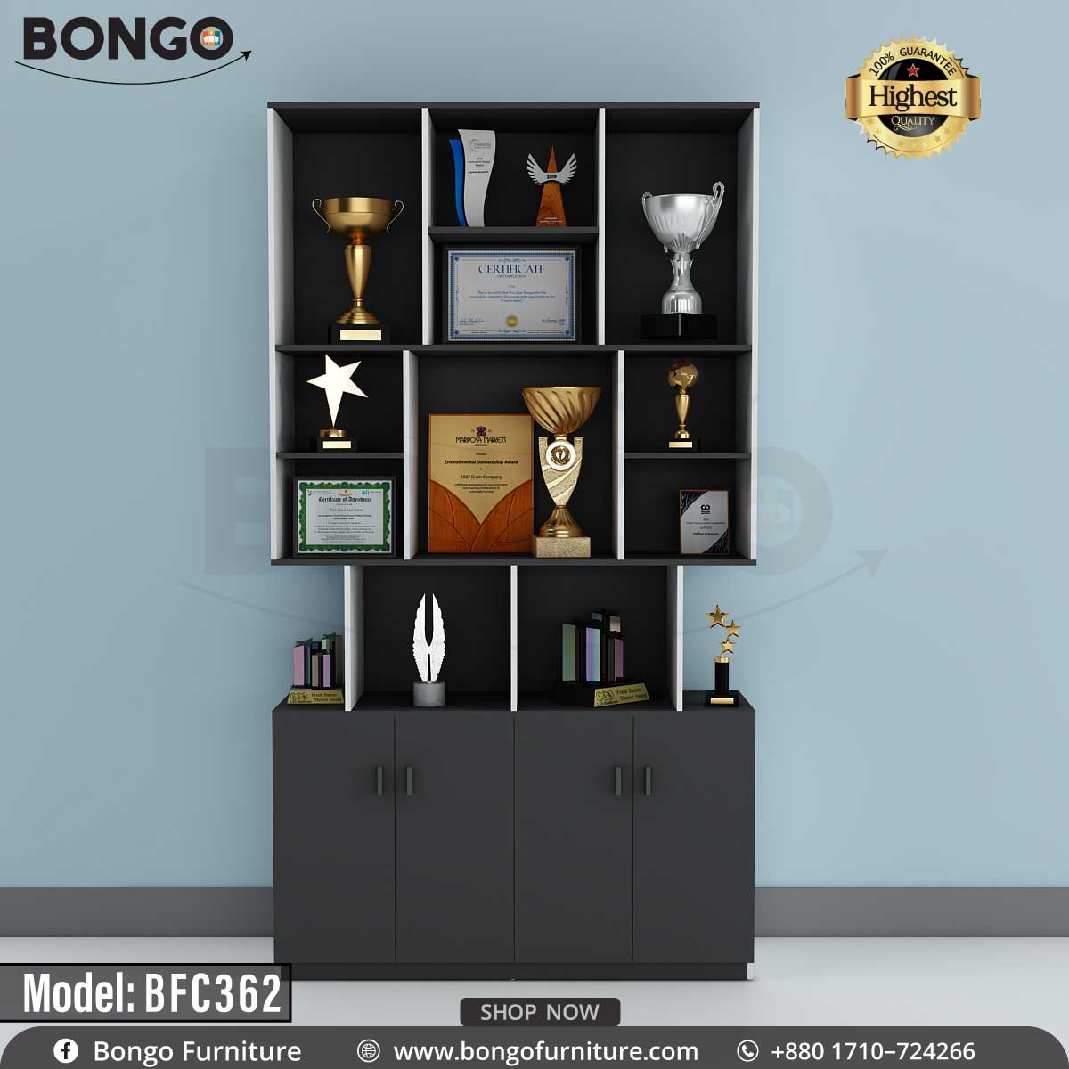 Alcove Trophy Cabinet - BFC362