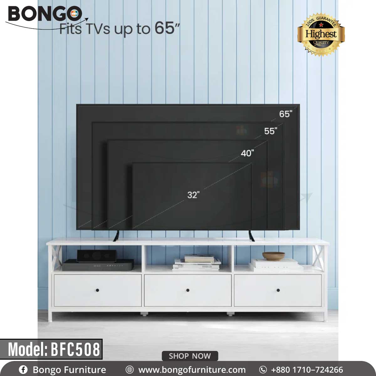 Deston TV Cabinet - BFC508