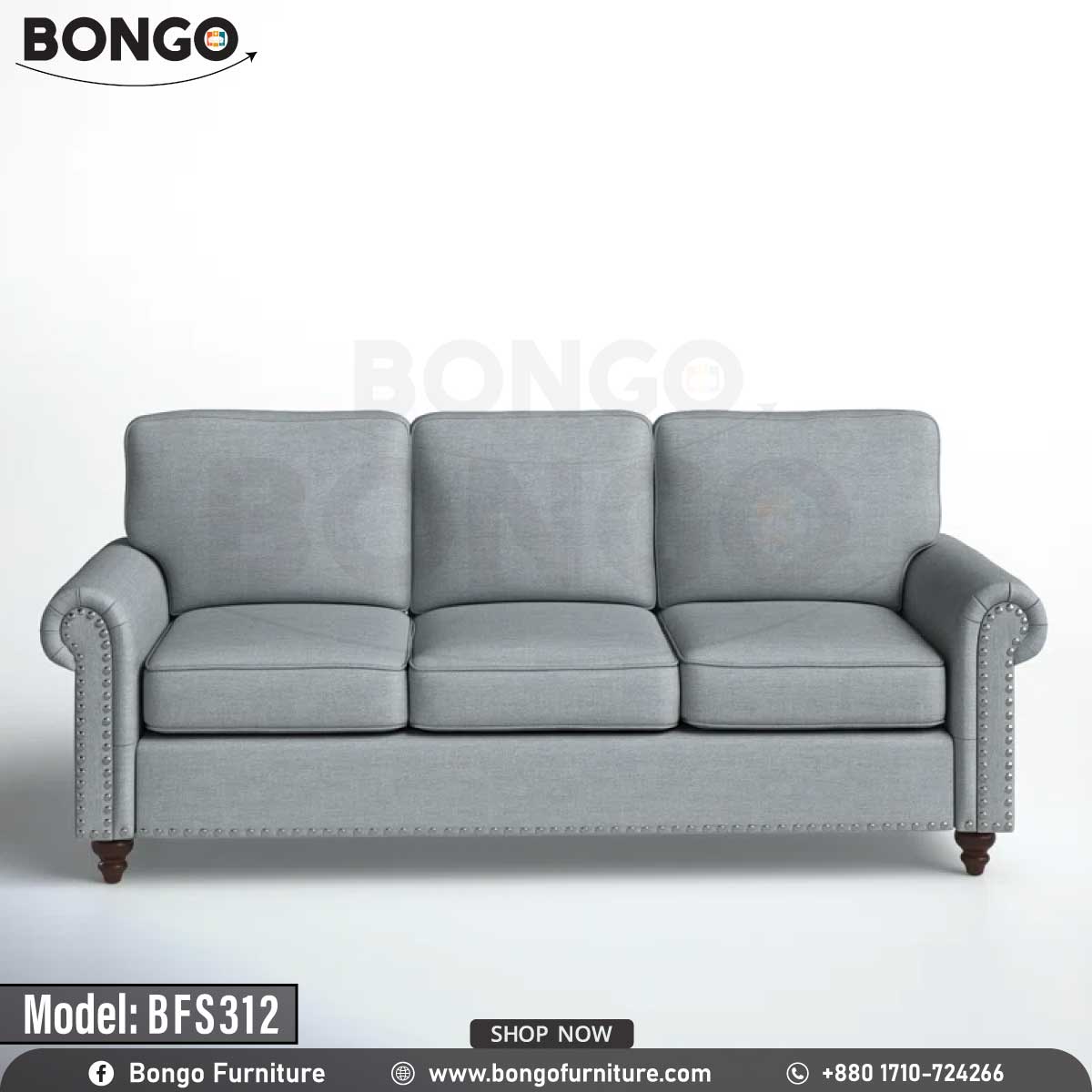 Byron Three Seater Sofa - BFS312