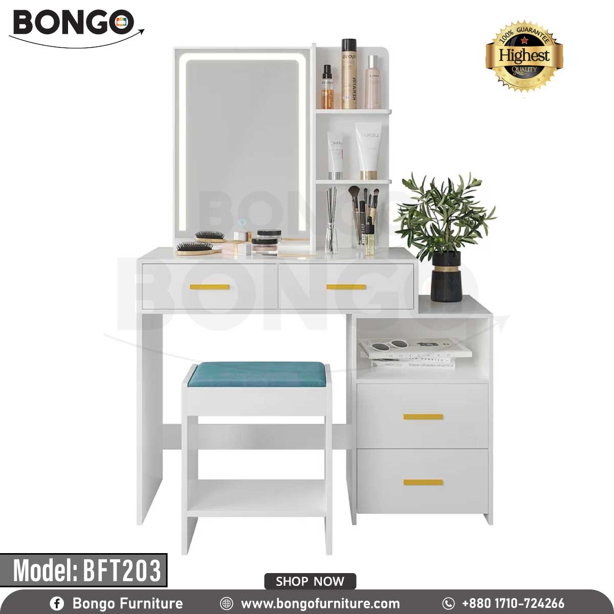 Sophia Dressing Table - BFT203