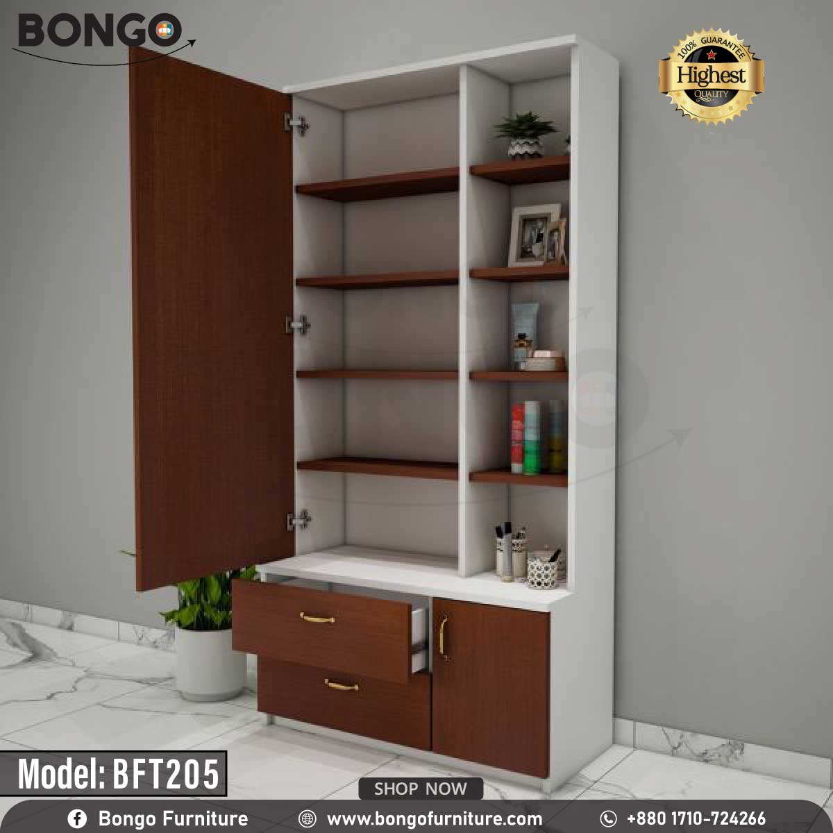 Glimmer Dressing Table - BFT205.