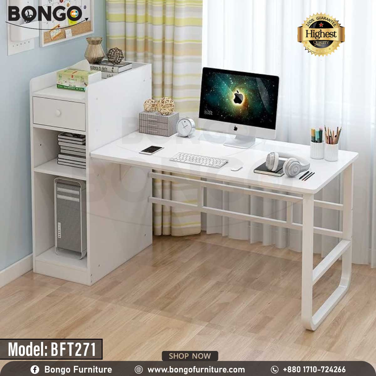 Throne Computer Table - BFT271.