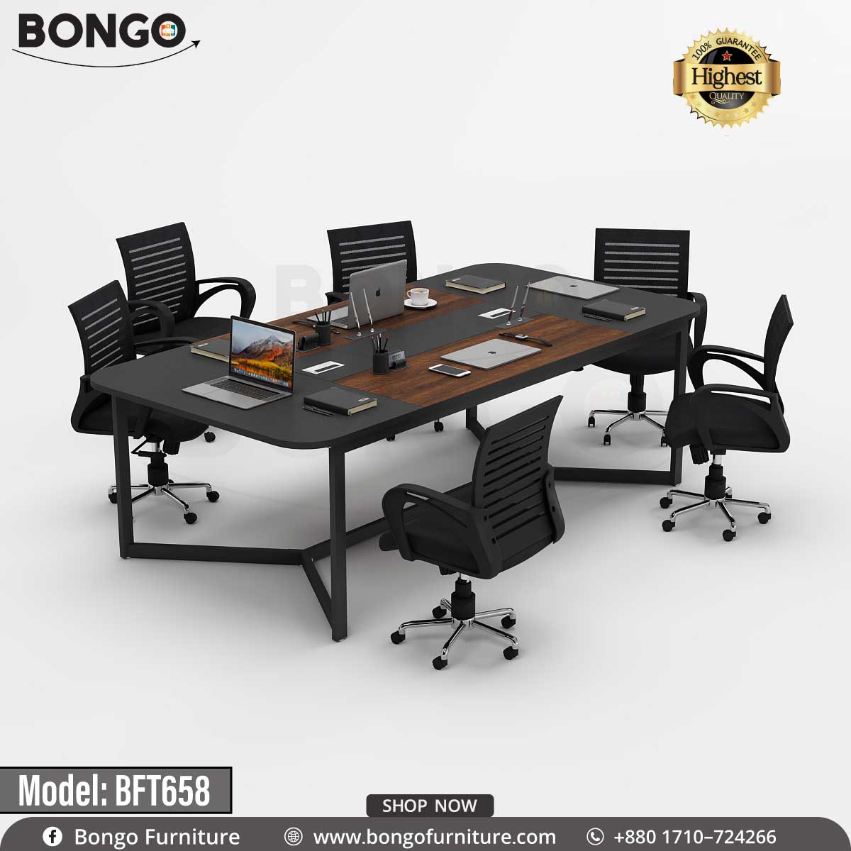 Executive Edition 8 Seater Table - BFT658