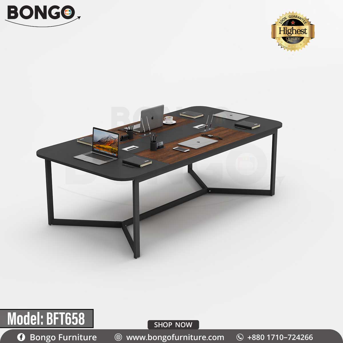 Executive Edition 8 Seater Table - BFT658