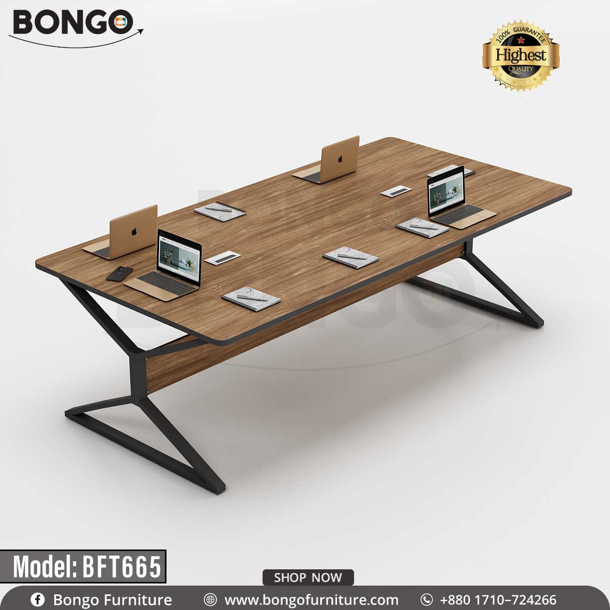 Beacon Meeting Table - BFT665