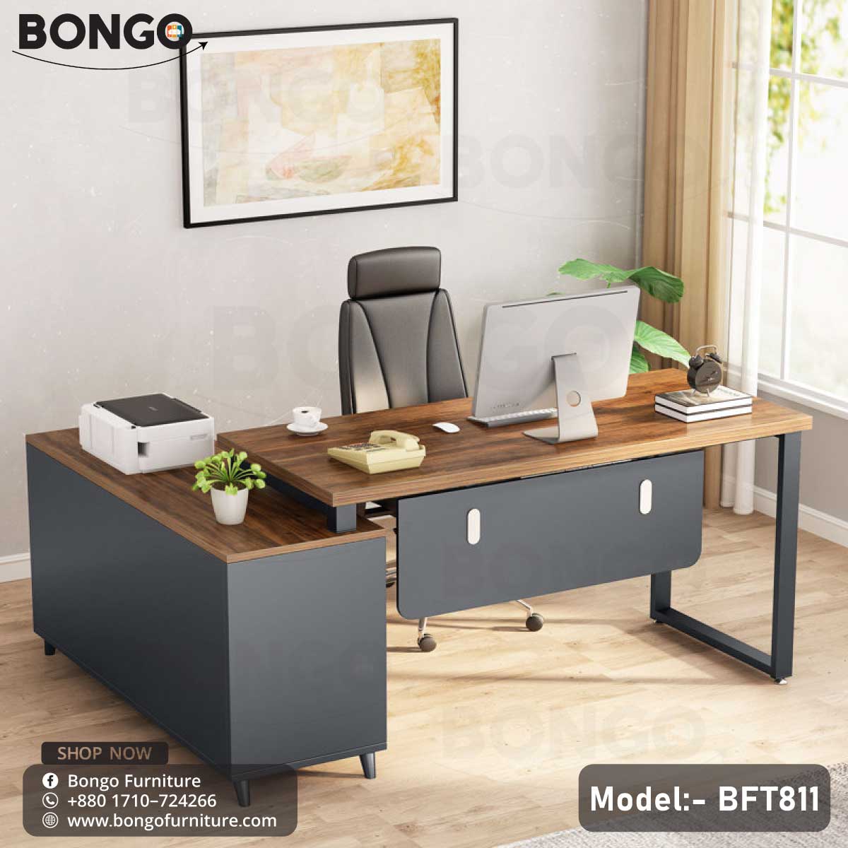 Center Desk - BFT811