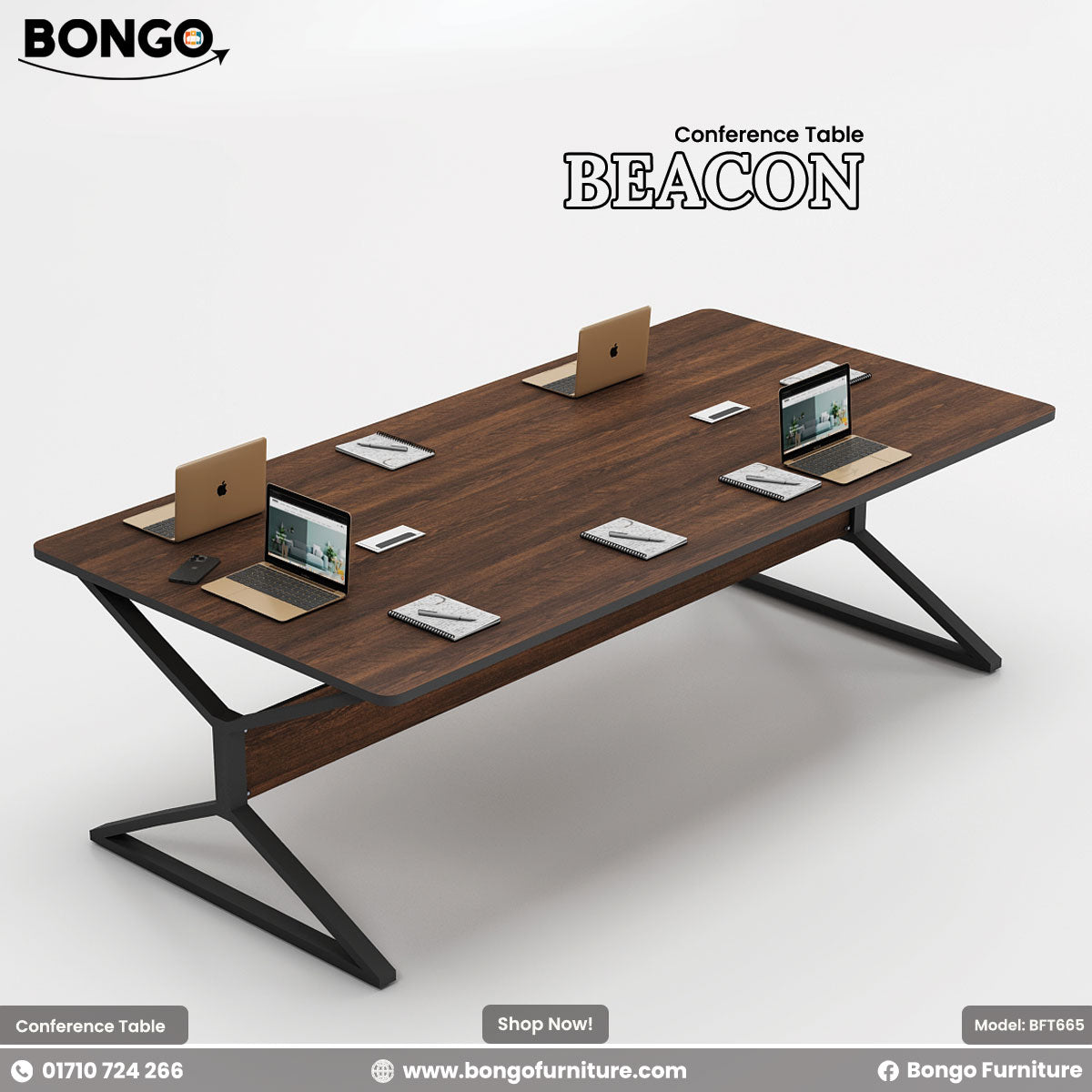 Beacon Meeting Table - BFT665