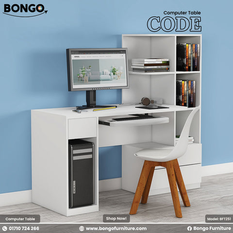 Code Computer Table - BFT251 | Bongo Furniture