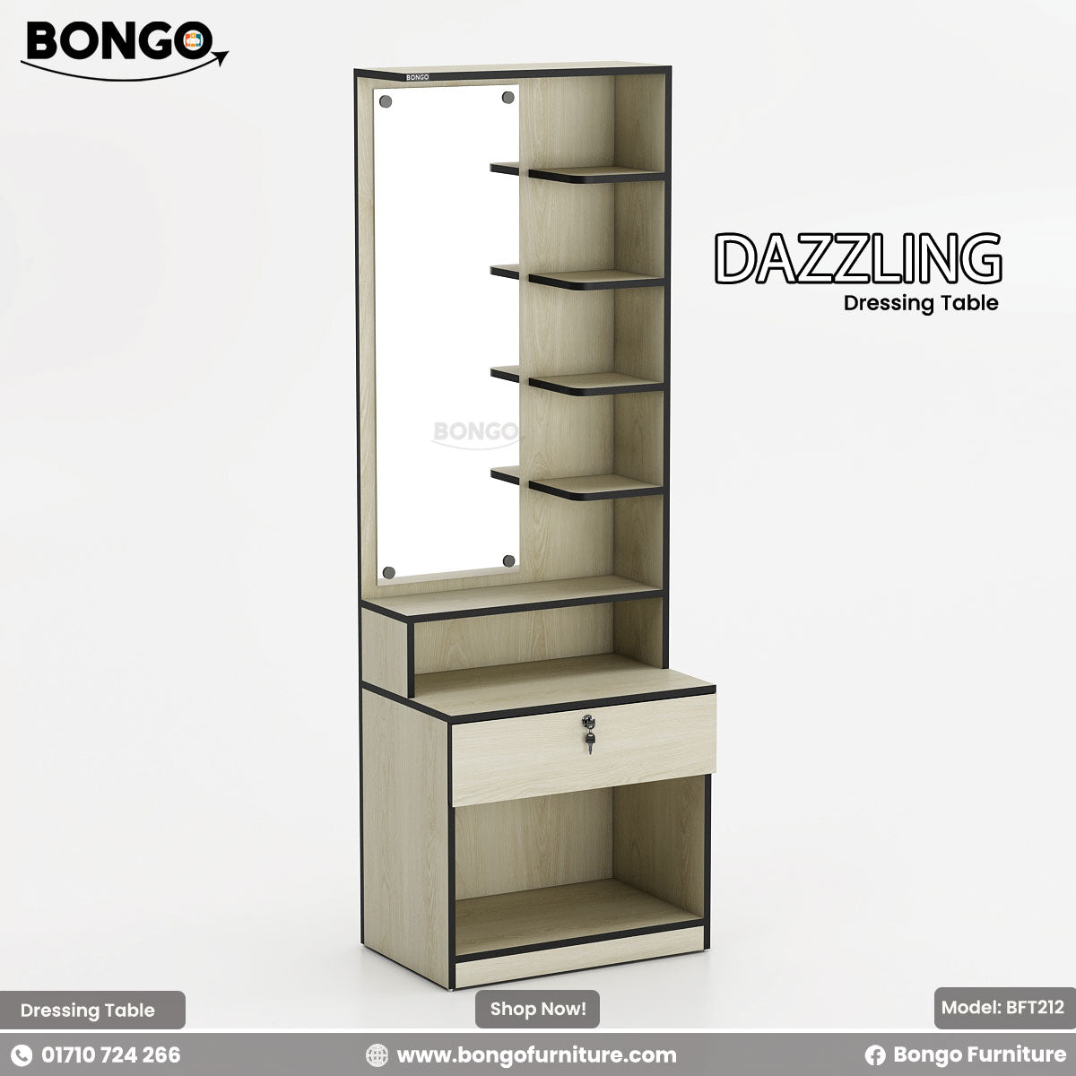 Dazzling Dressing Table - BFT212