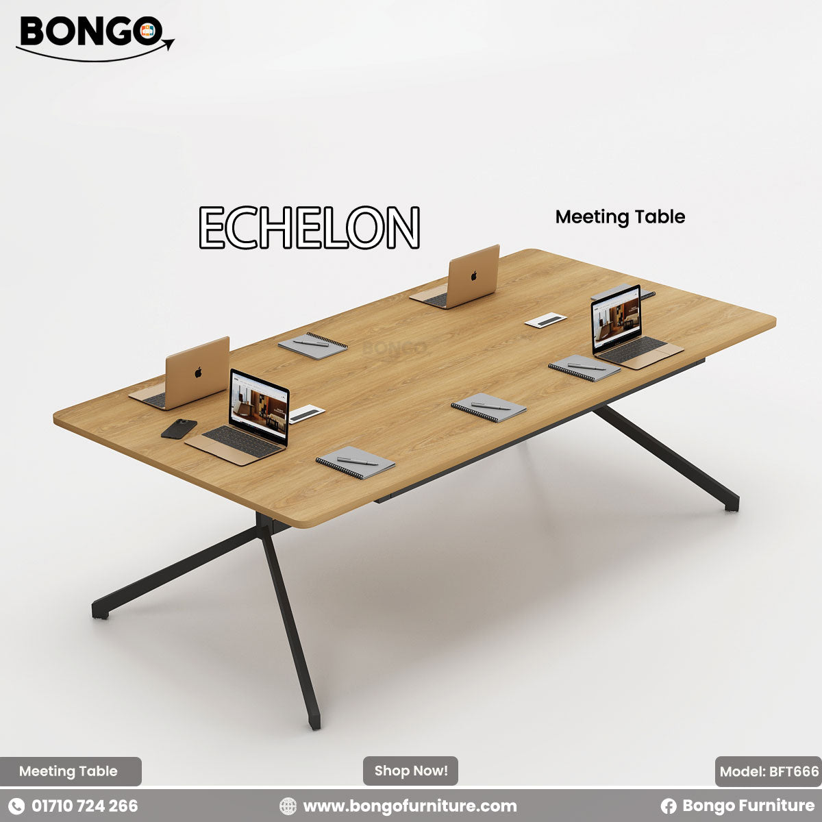 Echelon Meeting Table - BFT666
