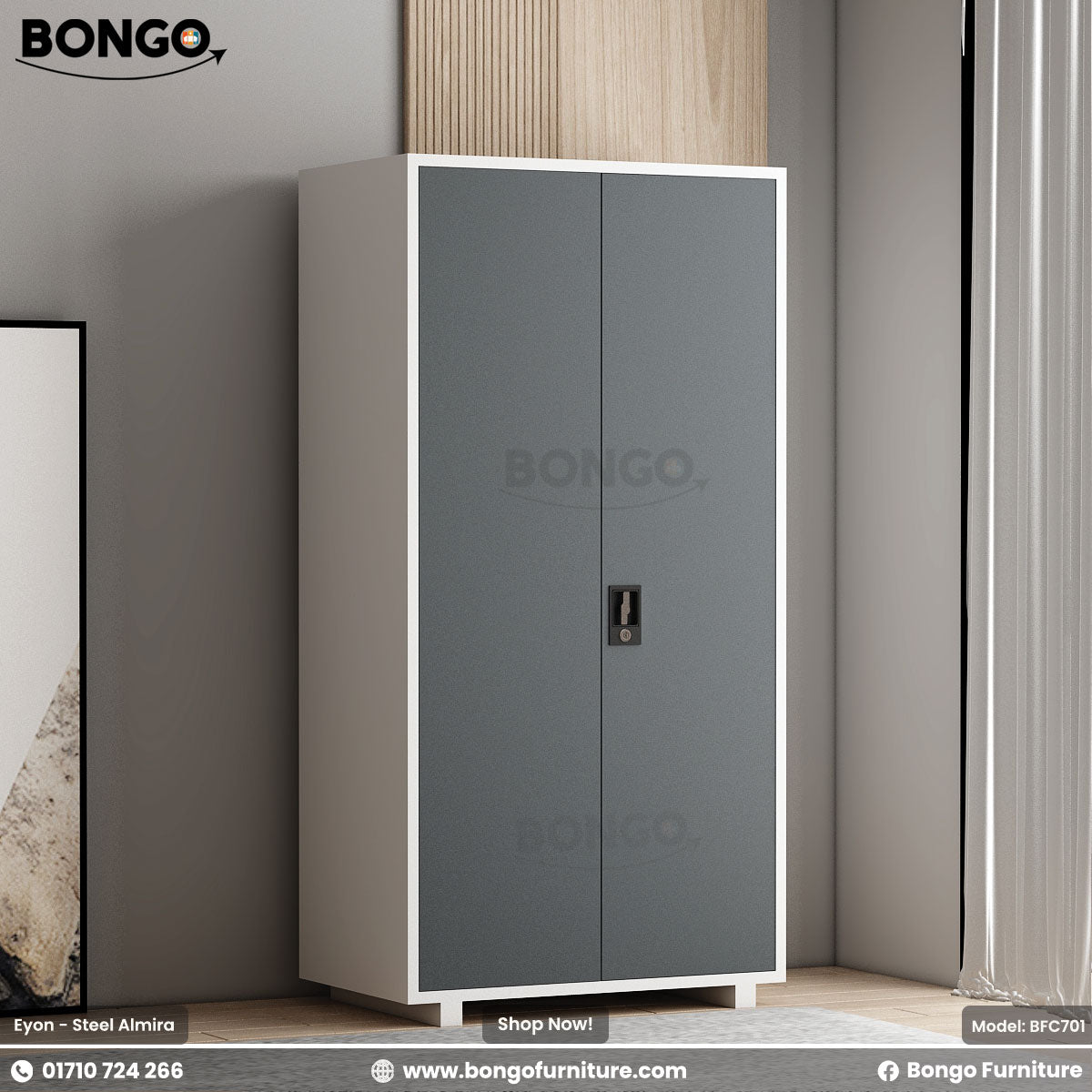 Eyon - Steel Almira | BFC701