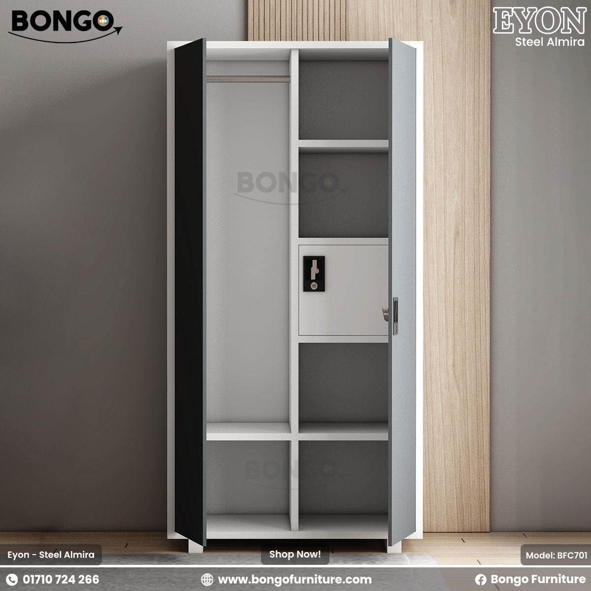 Eyon - Steel Almira | BFC701