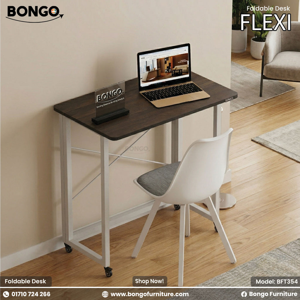 事務机・学習机 4 foldable desks and 4 foldable chairs Flexi---Foldable-Desk---BFT354