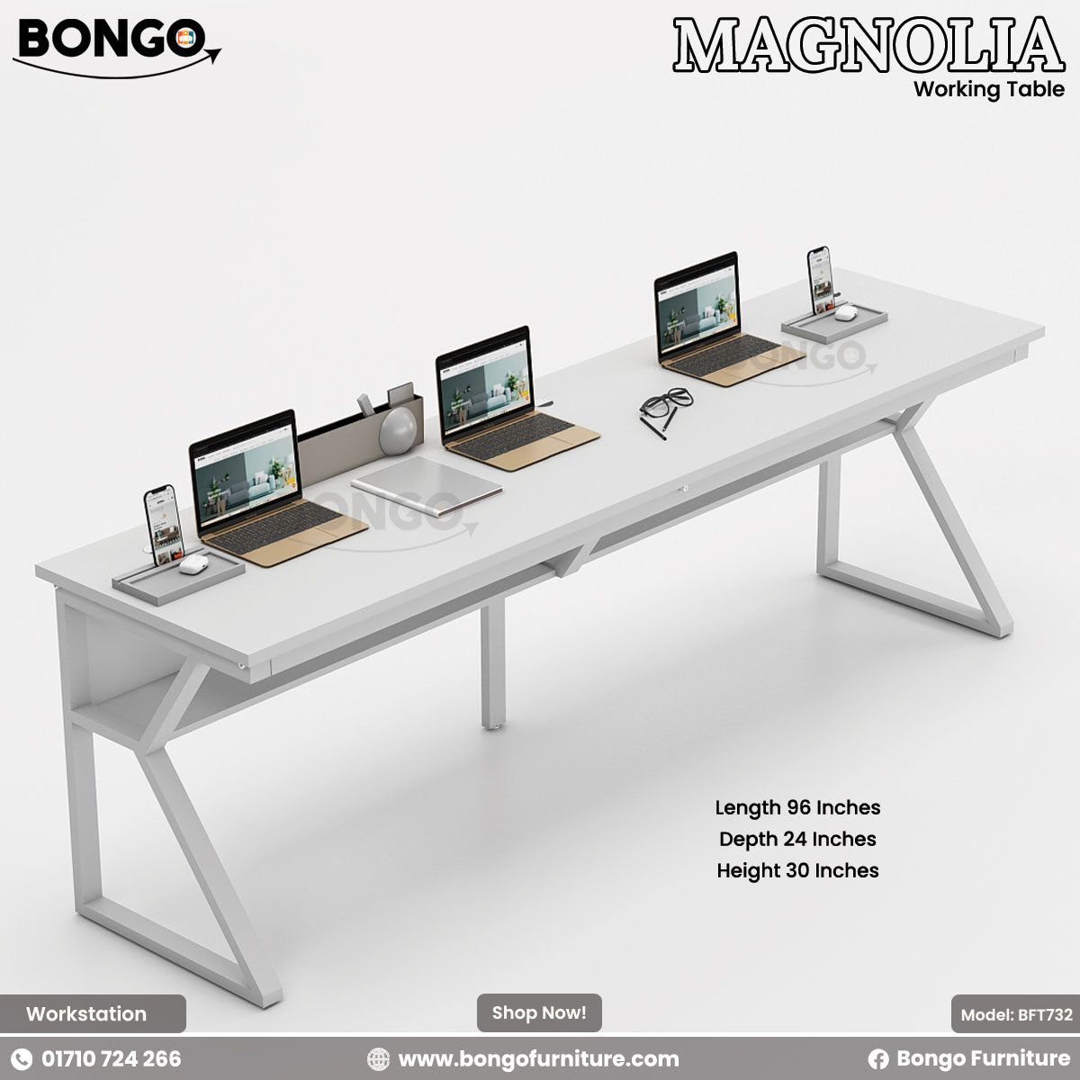 Magnolia - Working Table | BFT732