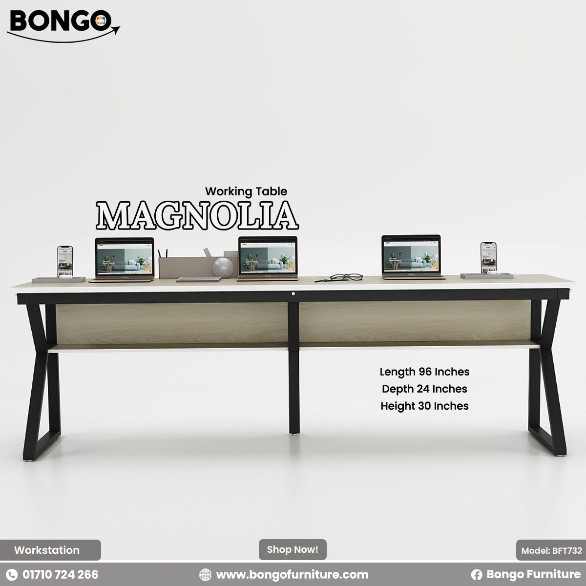 Magnolia - Working Table | BFT732