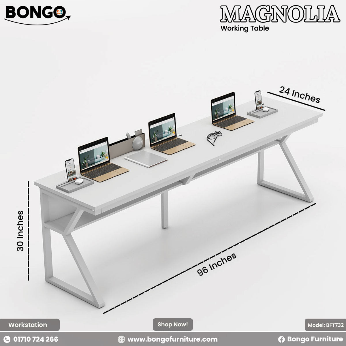 Magnolia - Working Table | BFT732