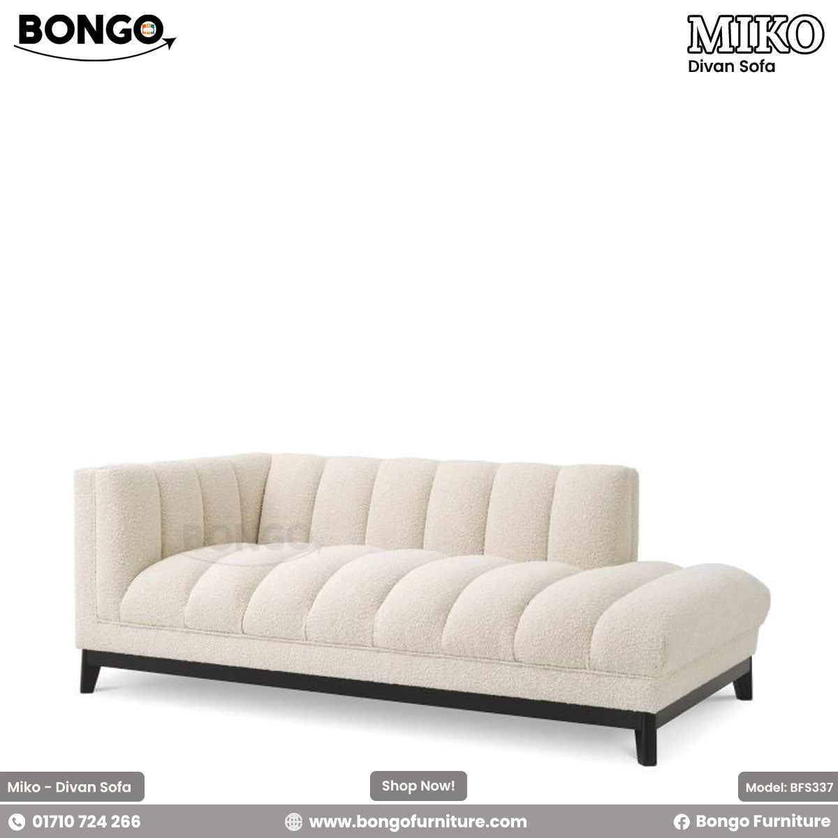 Miko - Divan Sofa | BFS337