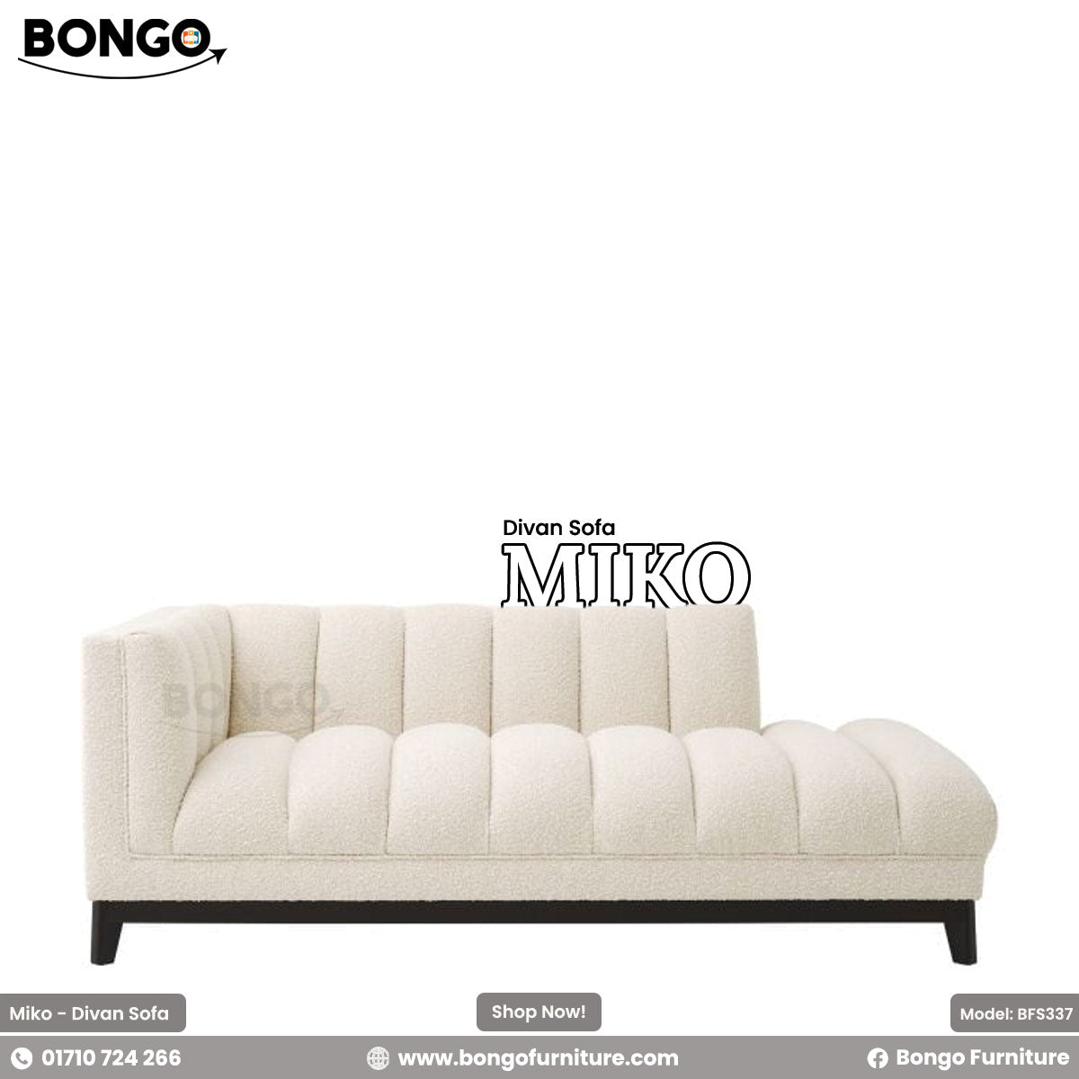 Miko - Divan Sofa | BFS337