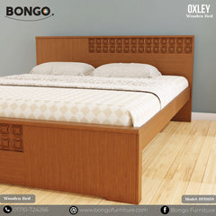 Oxley - Wooden Bed | BFB054 (Queen Size Bed)