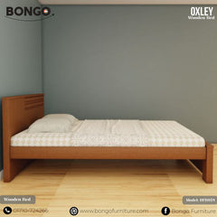 Oxley - Wooden Bed | BFB054 (Queen Size Bed)