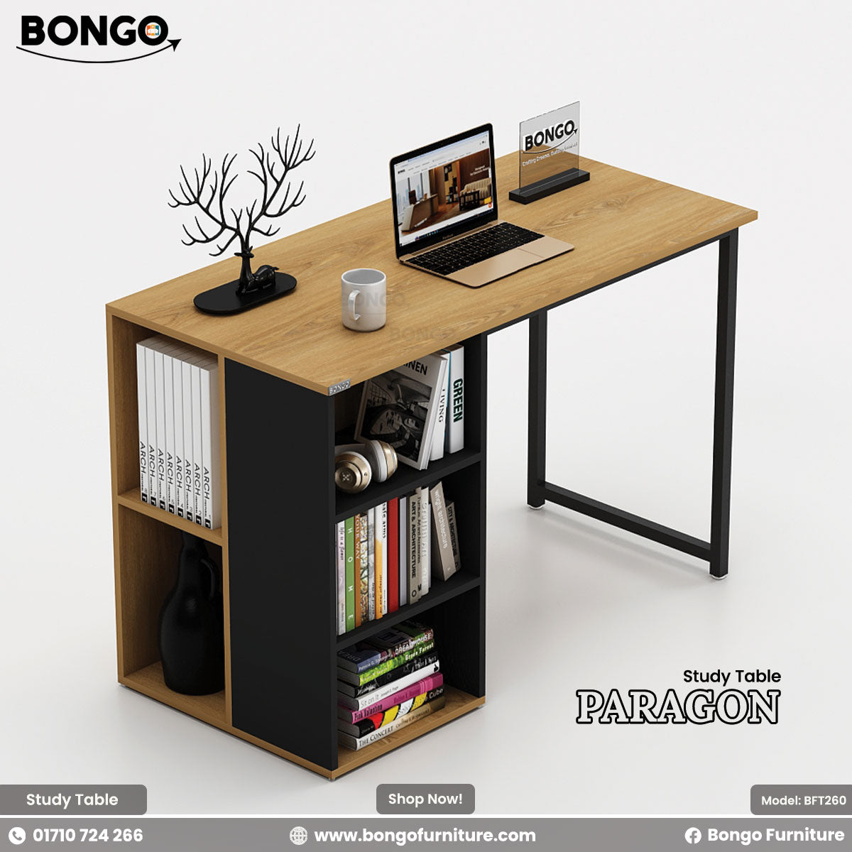 Paragon Study Table & Home office Desk - BFT260