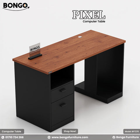 Pixel Computer Table - BFT270 | Bongo Furniture