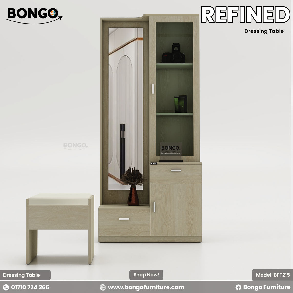 Refined Dressing Table - BFT215