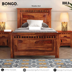 Rihla - Wooden Bed | BFB056 (Single Bed)