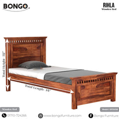Rihla - Wooden Bed | BFB056 (Single Bed)