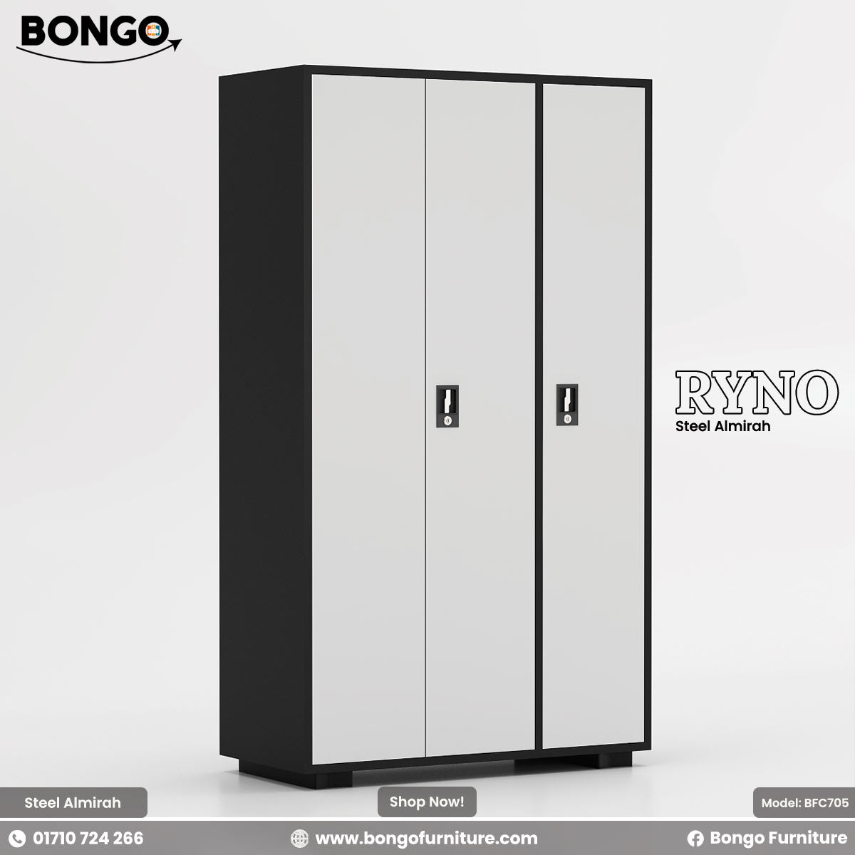 Ryno - Steel Almirah | BFC705